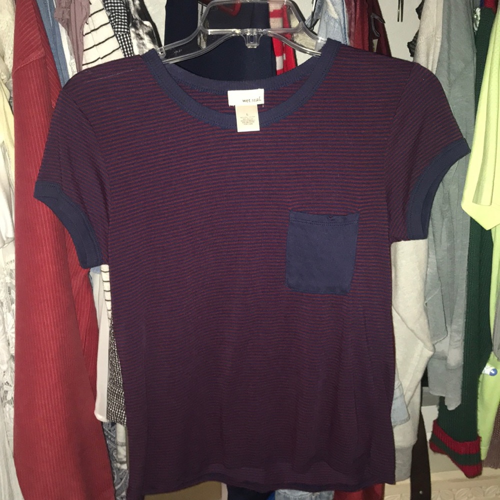 Striped crop top
